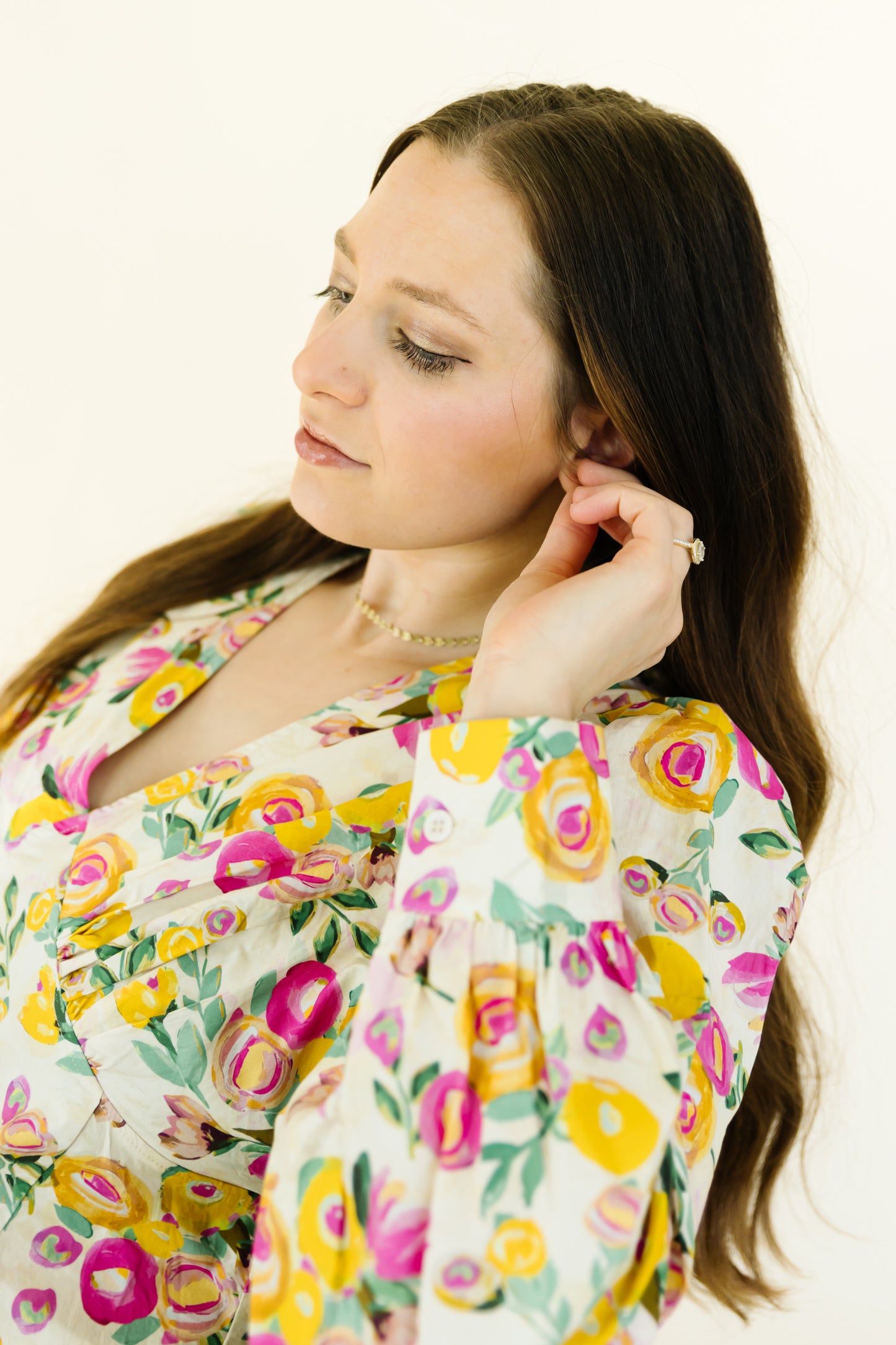 Sophie Floral Dress in Pink Multi - FINAL SALE