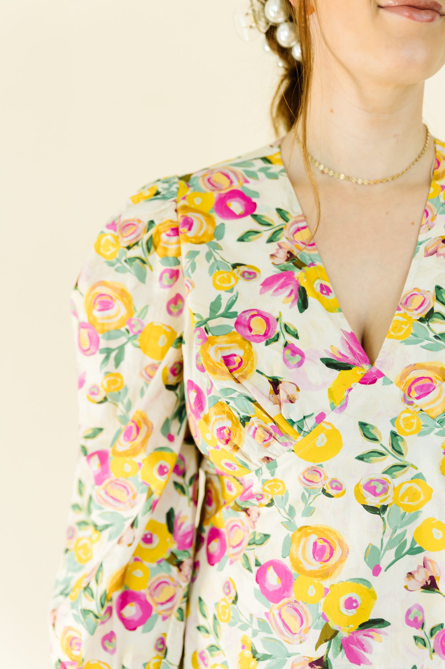 Sophie Floral Dress in Pink Multi - FINAL SALE