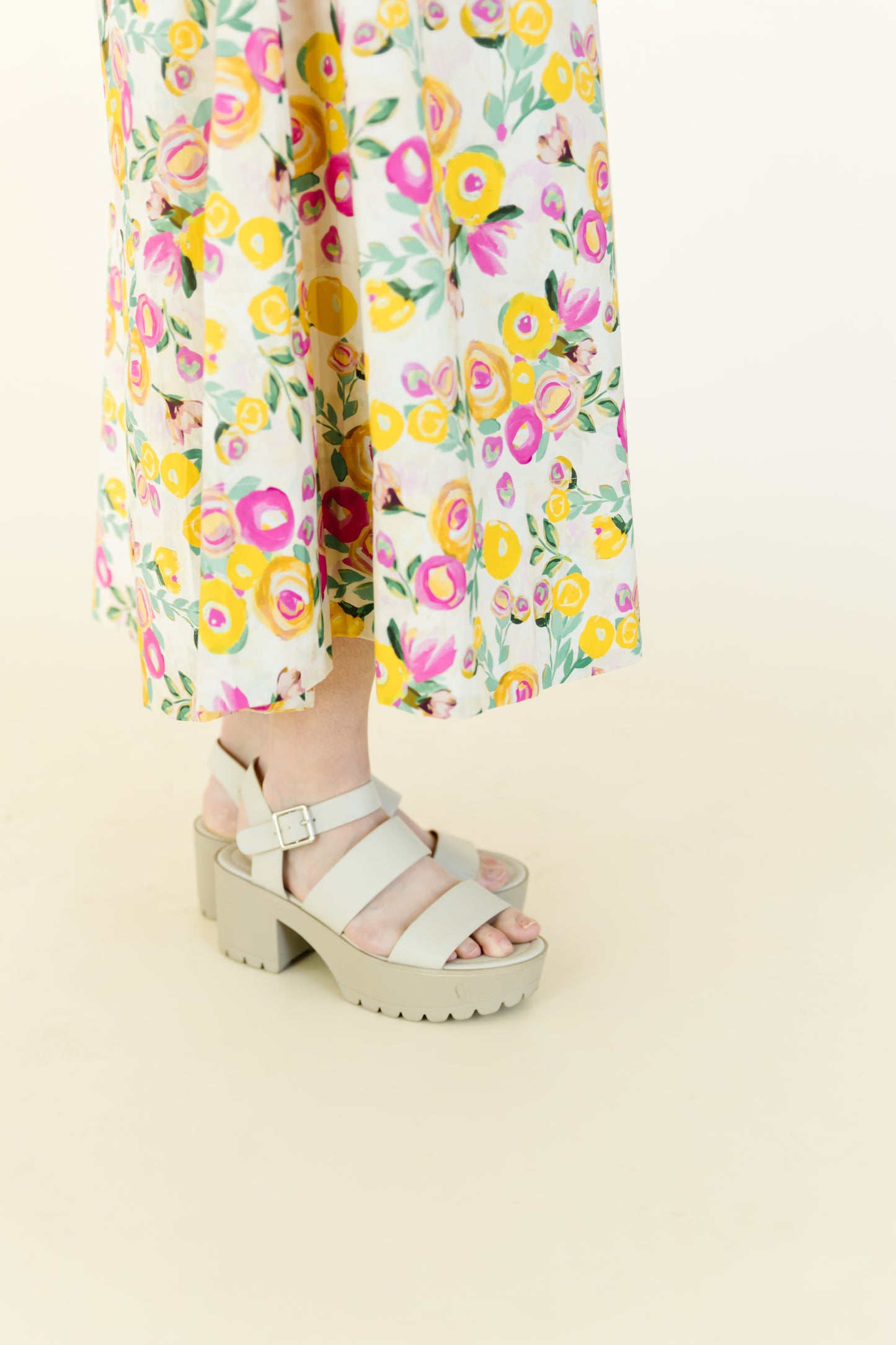 Sophie Floral Dress in Pink Multi - FINAL SALE