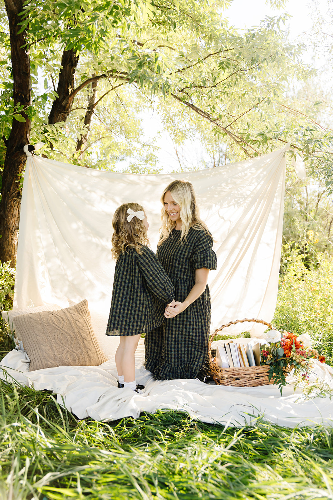 Daphne Checkered Dress - Girls - FINAL SALE