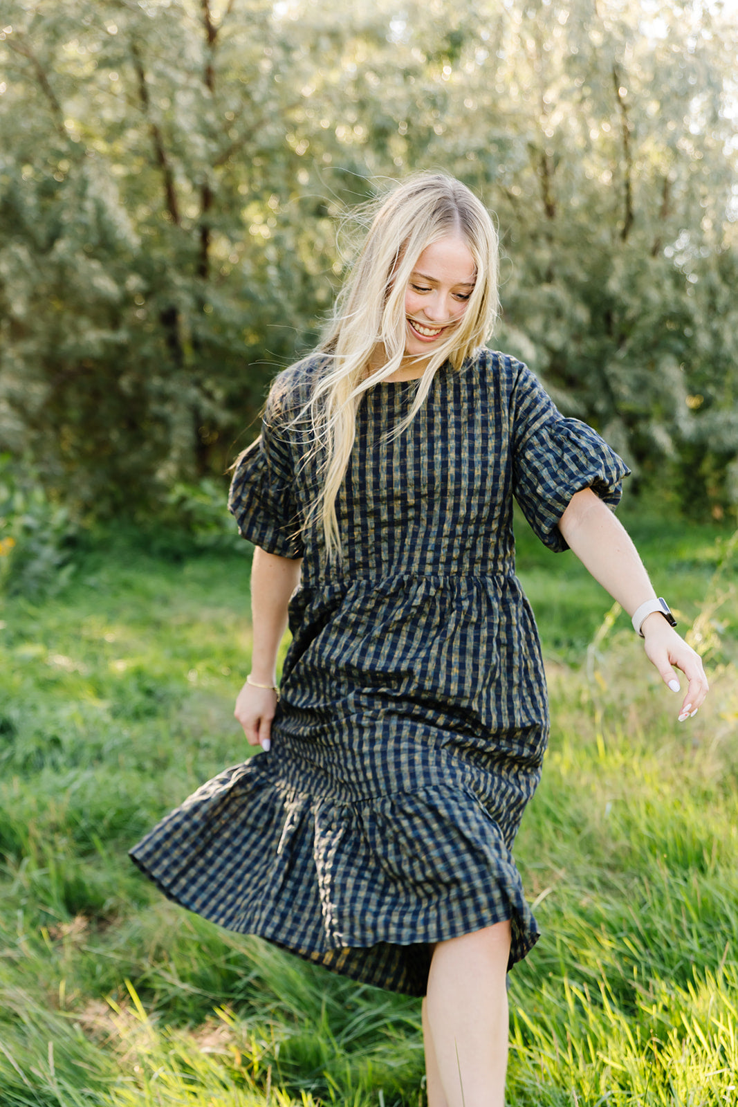 Daphne Checkered Dress - Womens - FINAL SALE