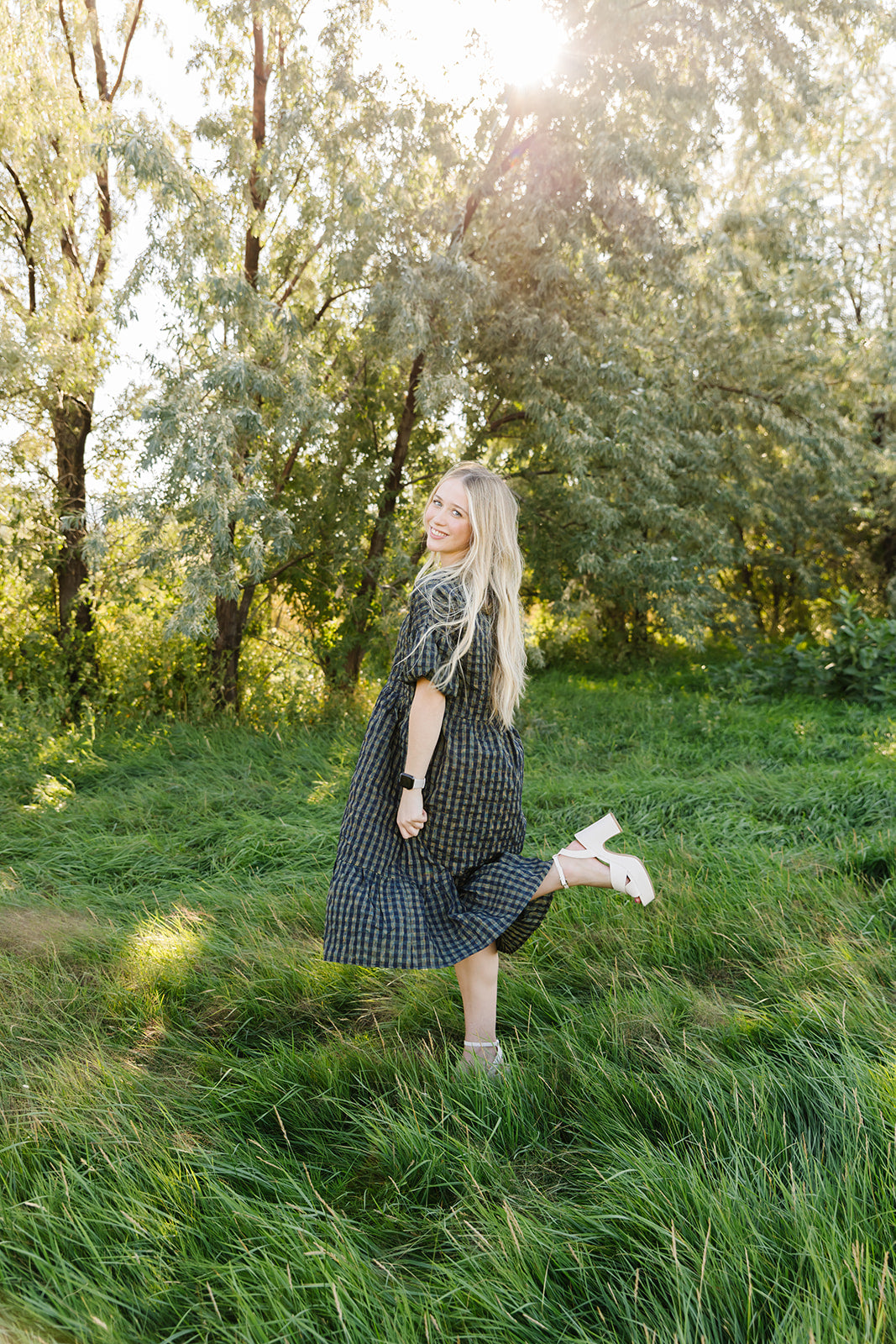 Daphne Checkered Dress - Womens - FINAL SALE