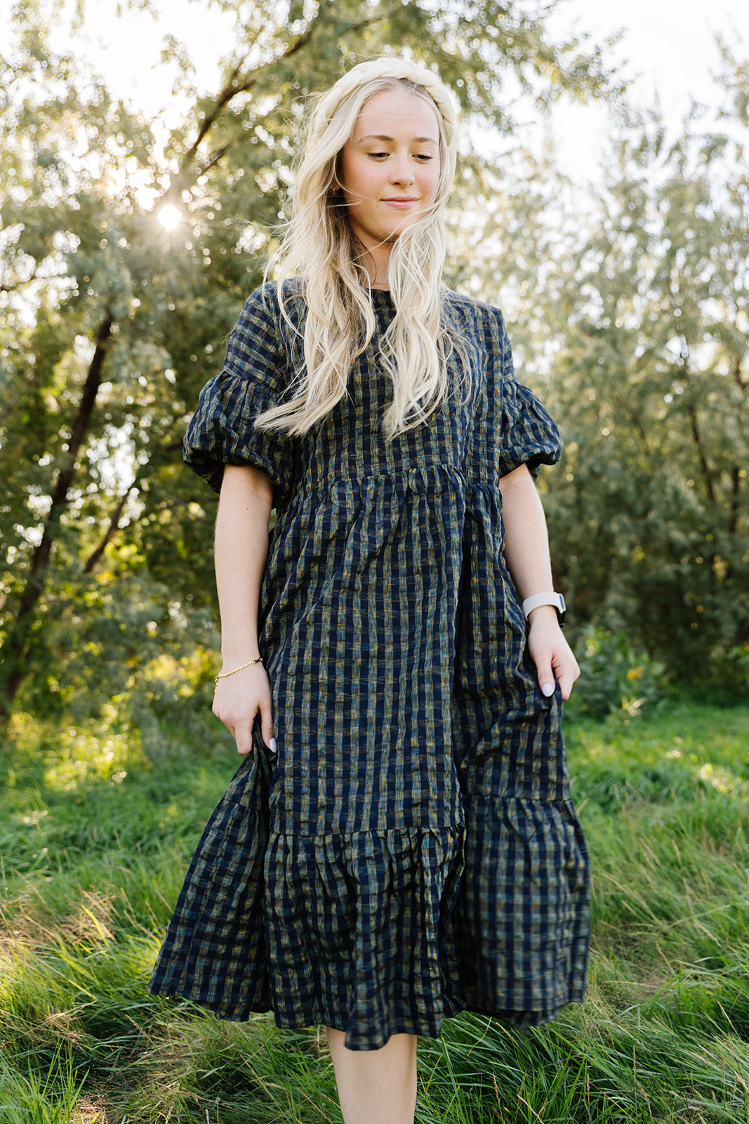 Daphne Checkered Dress - Womens - FINAL SALE
