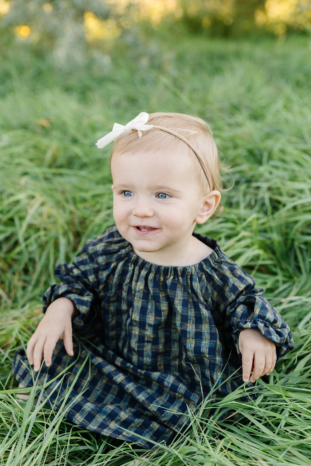 Daphne Checkered Dress - Girls - FINAL SALE