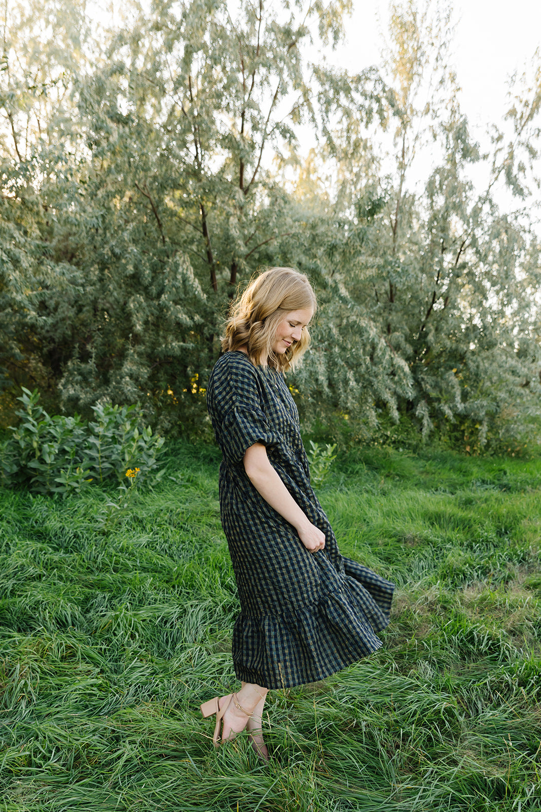 Daphne Checkered Dress - Womens - FINAL SALE