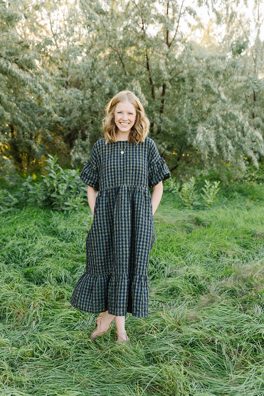 Daphne Checkered Dress - Womens - FINAL SALE
