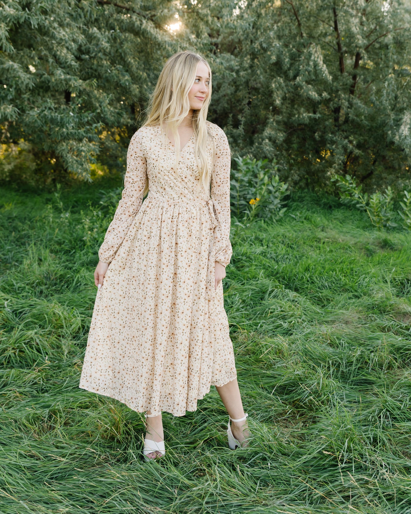 Mae Floral Wrap Dress - Womens - FINAL SALE