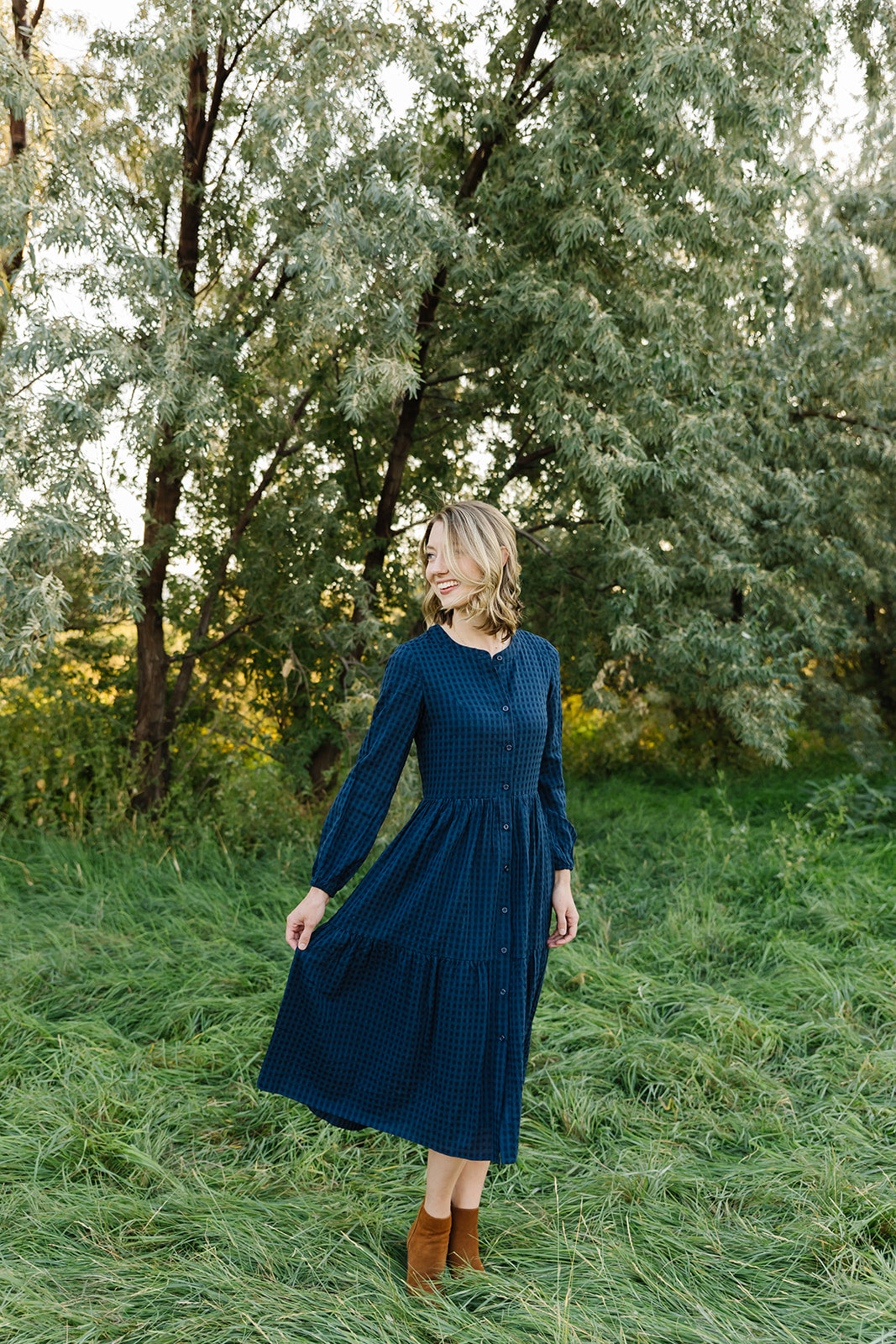 Vonnie Blue Dress - Womens - FINAL SALE