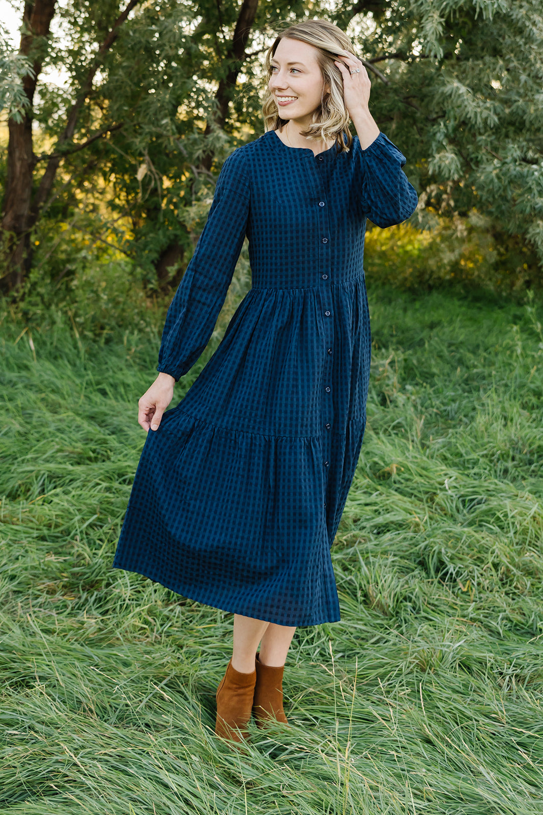 Vonnie Blue Dress - Womens - FINAL SALE