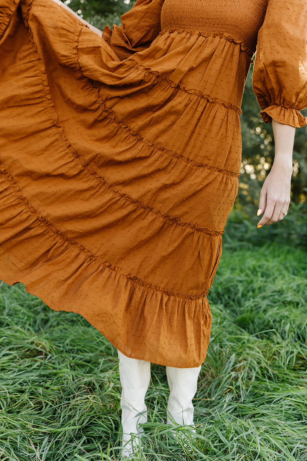 Stevie Dress in Caramel - Womens - FINAL SALE