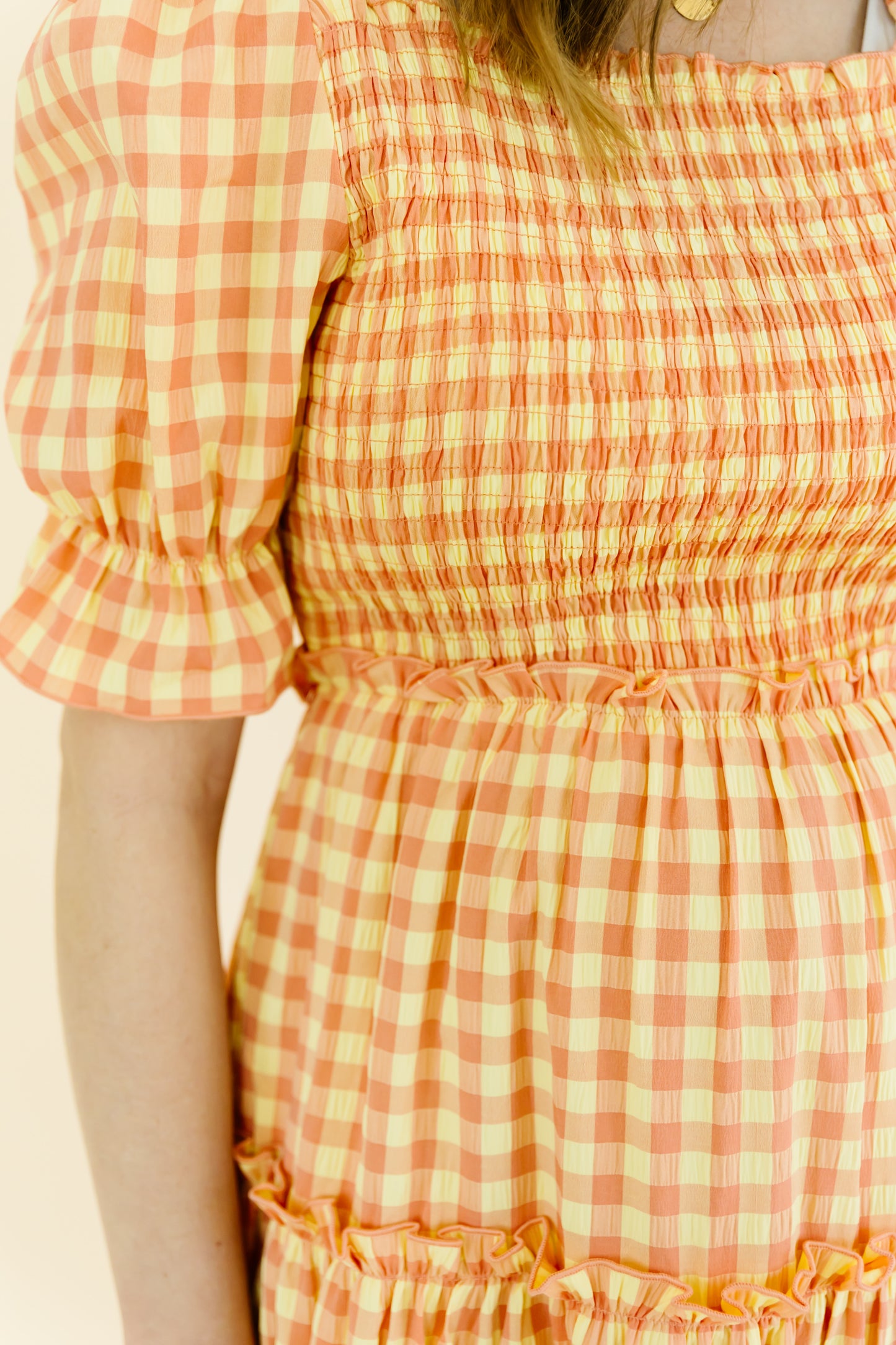 Melanie Checkered Dress - FINAL SALE