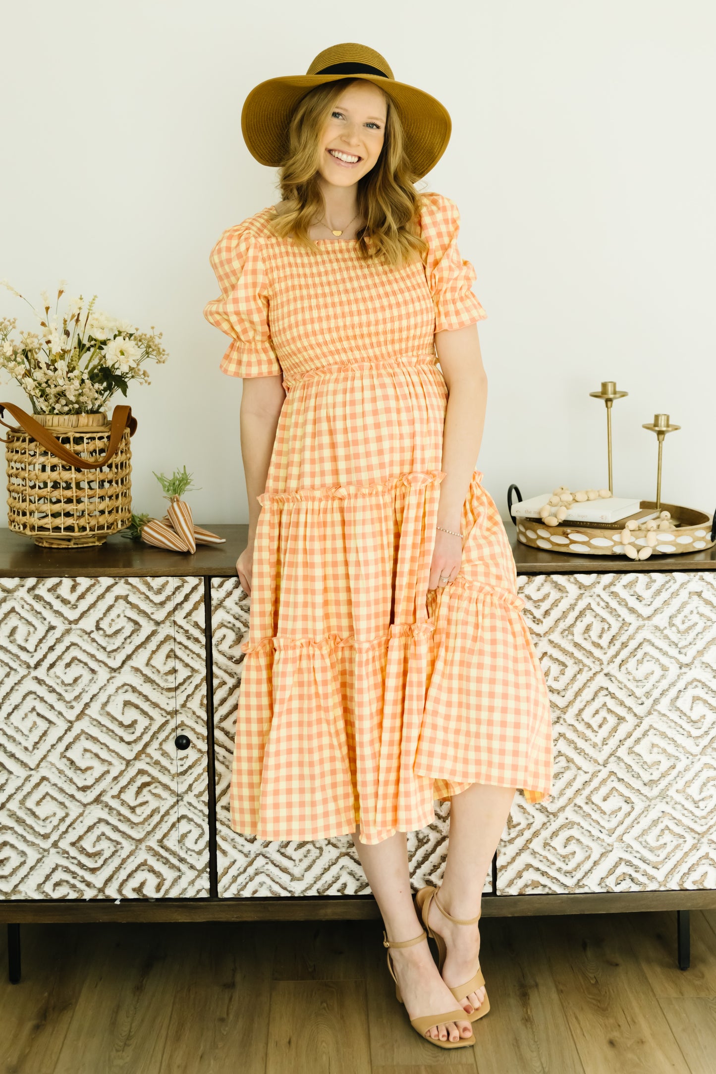 Melanie Checkered Dress - FINAL SALE