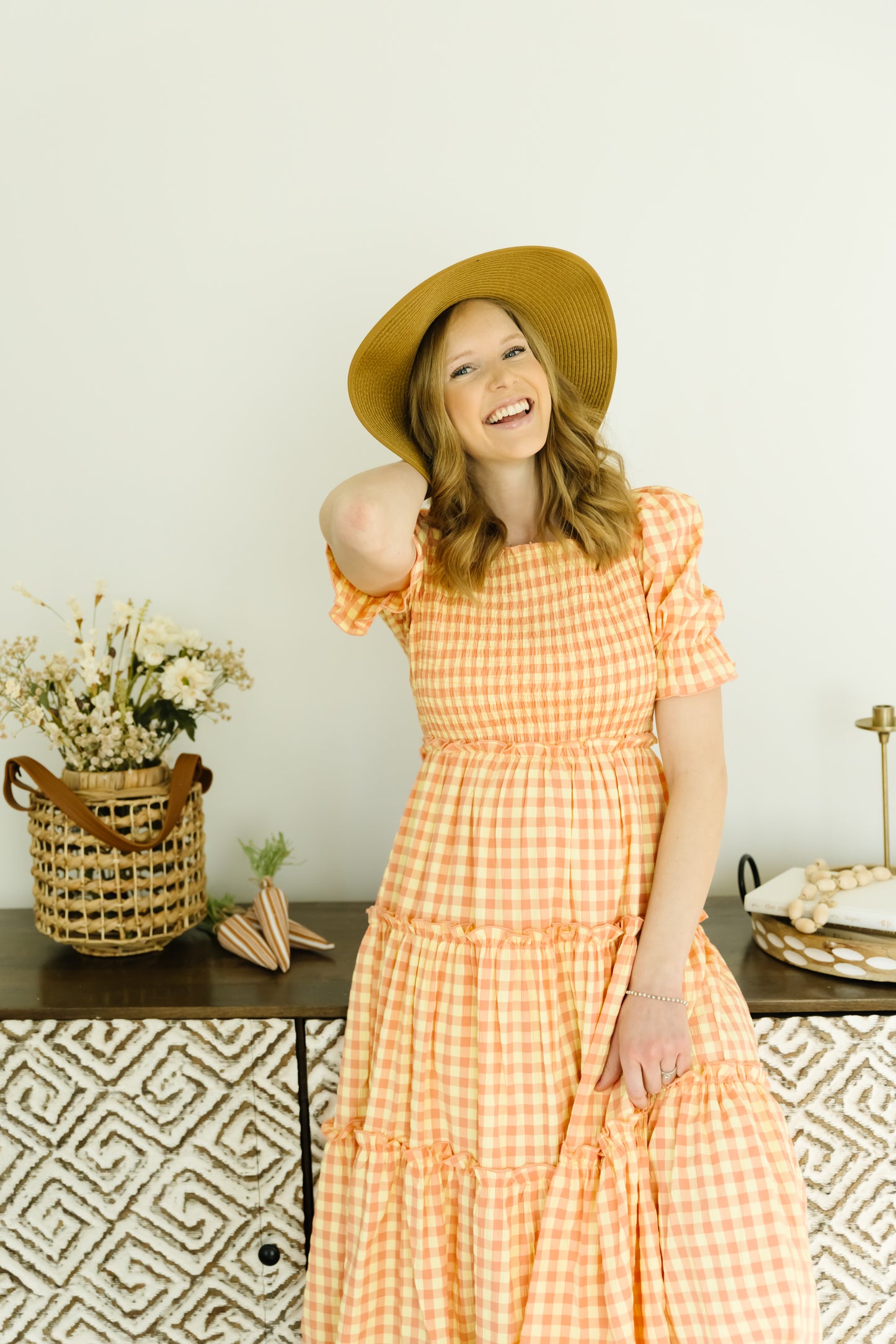 Melanie Checkered Dress - FINAL SALE
