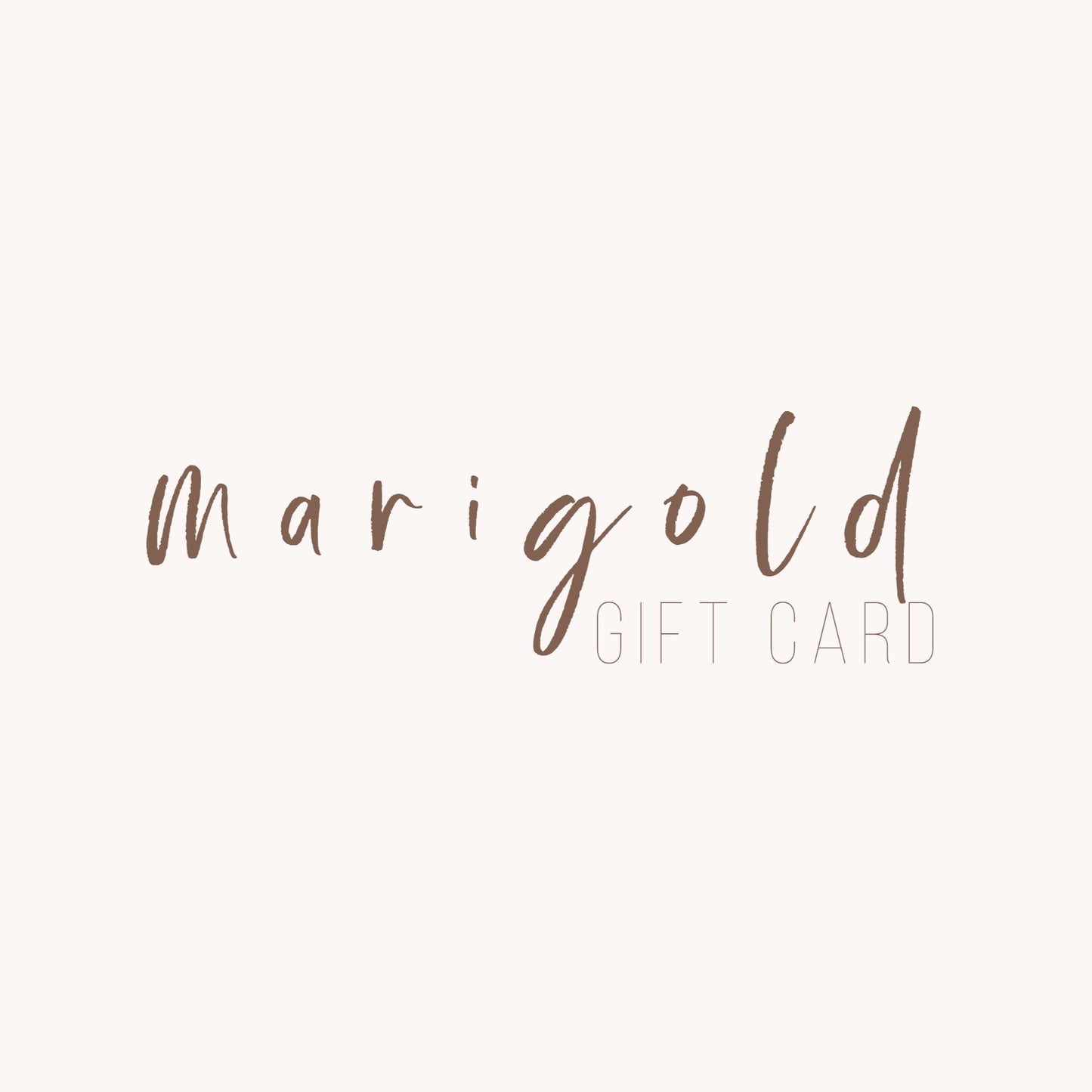 Marigold Gift Card